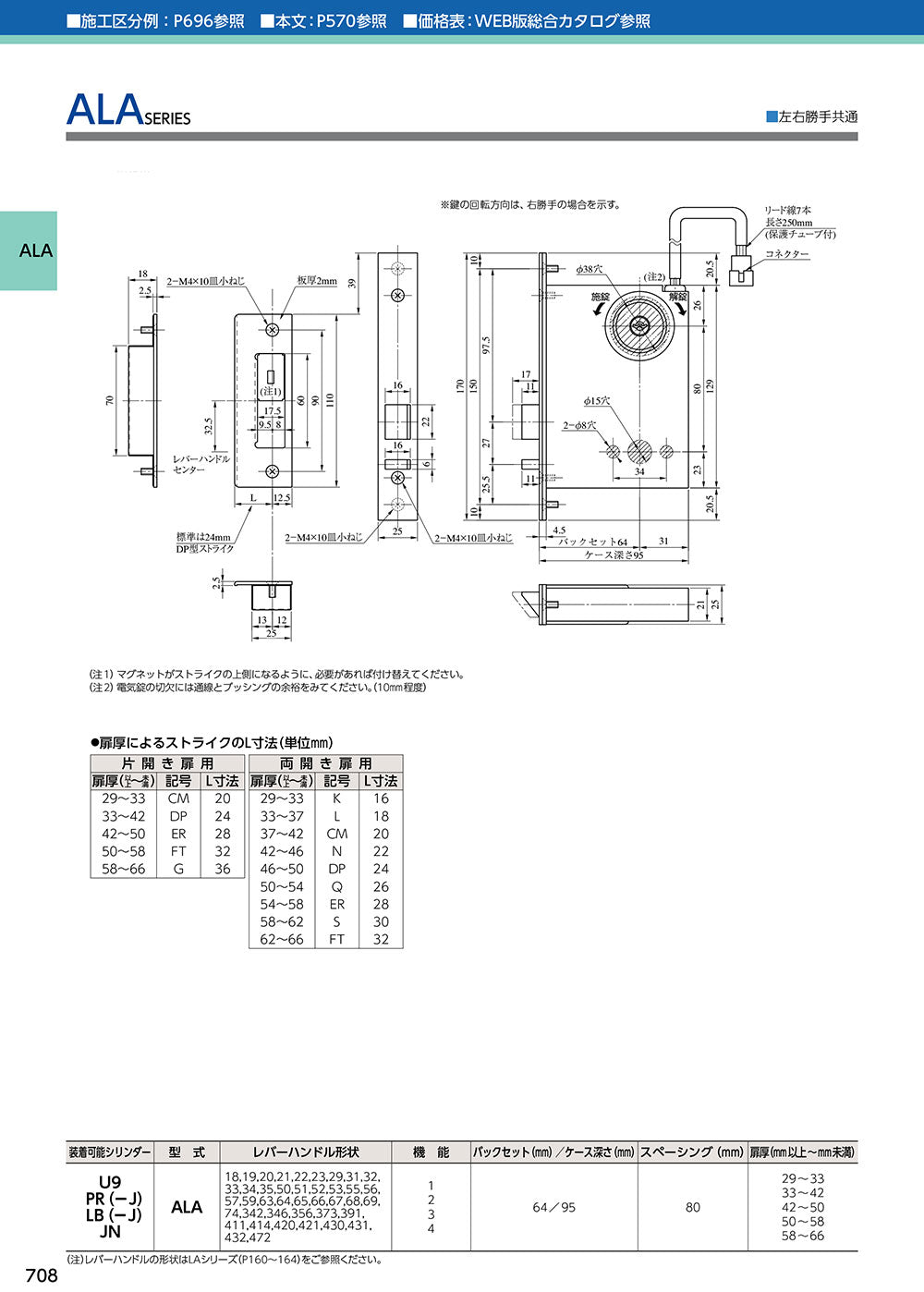 MIWA PRLA CY-1K2L同一シリンダー 2個セット
